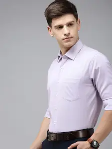 Van Heusen Men Slim Fit Striped Spread Collar Formal Shirt