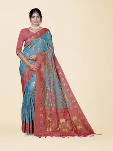 KAJREE Woven Design Zari Banarasi Saree