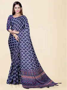 KAJREE Silk Cotton Baluchari Saree