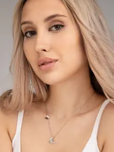 PALMONAS Silver-Plated Necklace