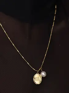 PALMONAS Gold-Plated Necklace