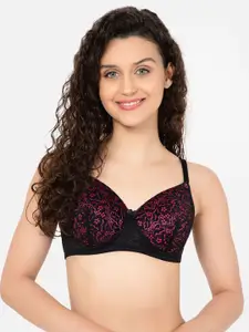 Clovia Everyday Non-Wired Lightly Padded Lace Bra