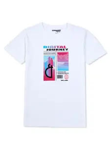 Gini and Jony Boys Cotton Printed T-shirt