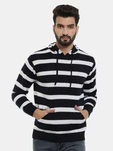 V-Mart Men Striped Sweatshirt