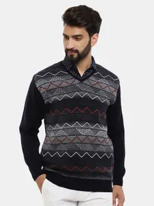 V-Mart Men Printed Wool Sweatshirt