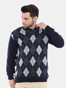 V-Mart Men Printed Wool Sweatshirt