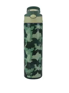 Smily Kiddos Green Camouflage Insulated Water Bottle 600 ml