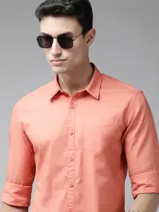 BEAT LONDON by PEPE JEANS Pure Cotton Slim Fit Casual Shirt
