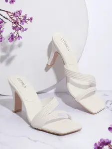 CORSICA Open Toe Block Heels