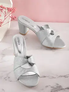 CORSICA Women Shimmery Party Block Heels