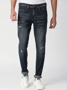 Pepe Jeans Men Mildly Distressed Heavy Fade Cotton Jeans