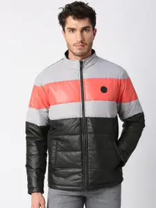 Pepe Jeans Men Colourblocked Padded Jacket