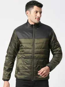Pepe Jeans Men Colourblocked Puffer Jacket