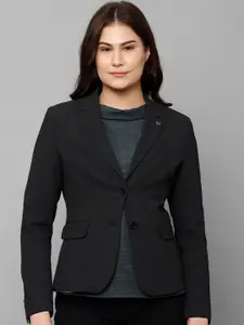 Allen Solly Woman Women Checked Single-Breasted Blazers