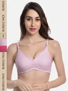 FIMS Pack of 2 Cotton Everyday Bra