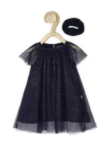 Allen Solly Junior Girls A-Line Dress With Hairband