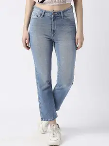 Pepe Jeans Women Straight Fit High-Rise Light Fade Jeans