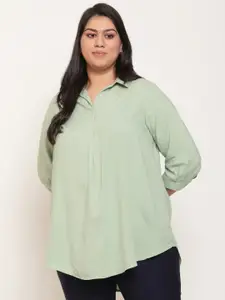 Amydus Plus Size Shirt Style Top