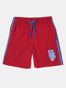 Jockey Boys Super Combed Cotton Printed Shorts with Convenient Side Pockets-AB11