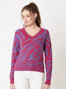 Miramor Women V Neck Cotton Pullover Sweater