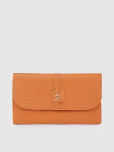 Baggit Women Textured Three Fold Wallet