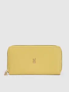 Baggit Women Solid PU Zip Around Wallet