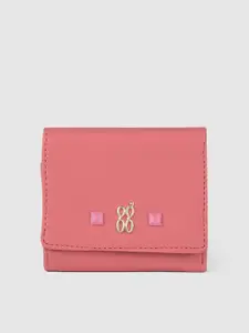 Baggit Women Solid Three Fold Wallet