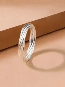 Accessorize  925 Pure Sterling Silver Twisted Finger Ring