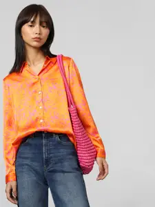 ONLY Women Tropical Printed Casual Shirt