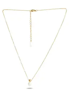 PALMONAS Women 18K Gold-Plated Necklace