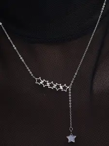 PALMONAS Women Silver-Plated 925 Sterling Silver Necklace