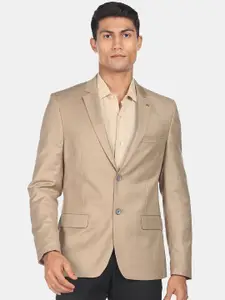 AD By Arvind Men Tailored-Fit Single Breasted Blazers