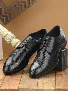 INVICTUS Men Textured Lace-Ups Formal Derbys