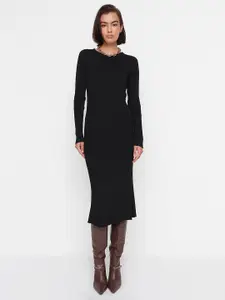 Trendyol Sweater Acrylic Midi Dress