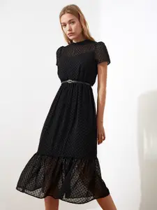 Trendyol Self Design Midi Dress