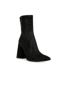 London Rag Women Shimmer Heeled Regular Boots