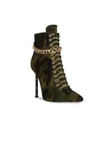 London Rag Women Printed Mid-Top Regular Boots
