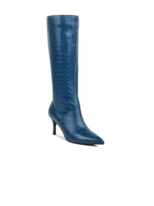 London Rag Women Textured High-Top Regular Boots