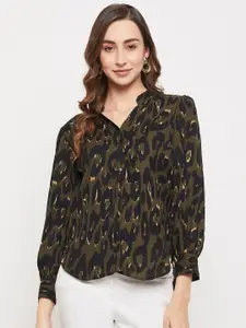 Ruhaans Women Classic Printed Casual Shirt