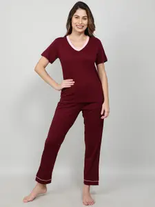 mackly Capsulal-3 Women Pure Cotton Night suit