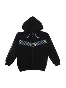 Gini and Jony Boys Fleece Hooded Bomber Jacket