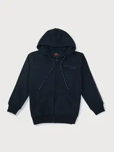 Gini and Jony Boys Fleece Hooded Bomber Jacket