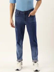 FOREVER 21 Men Heavy Fade Mid-Rise Stretchable Jeans