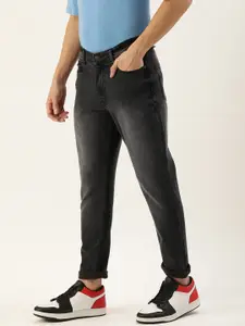 FOREVER 21 Men Heavy Fade Mid-Rise Stretchable Jeans