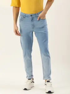 FOREVER 21 Men Heavy Fade Mid-Rise Stretchable Jeans