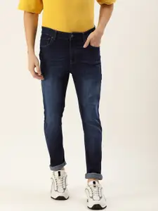 FOREVER 21 Men Mildly Distressed Light Fade Mid-Rise Stretchable Jeans