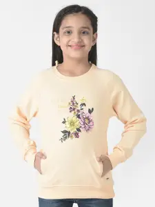 Crimsoune Club Girls Printed Sweatshirt