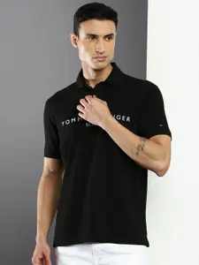 Tommy Hilfiger Men Polo Collar Cotton T-shirt