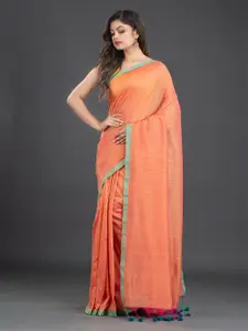 Arhi Solid Border Pure Cotton Saree