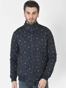 Crimsoune Club Men Printed Bomber Jacket